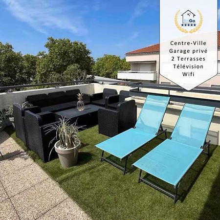 Bngo I Immense Rooftop Lyon I 2 Chambres, 4 Places Parkings, 2 Immenses Terrasses, 8 Personnes Zewnętrze zdjęcie